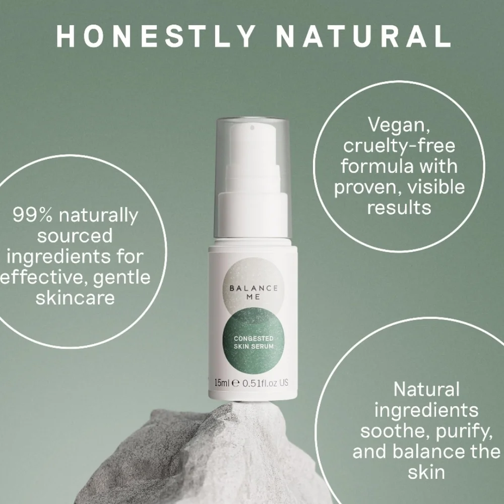 NIB Balance Me Congested Skin Serum Purify Clear